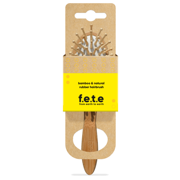 FETE Round Small Bamboo Brush (18cm 46034A