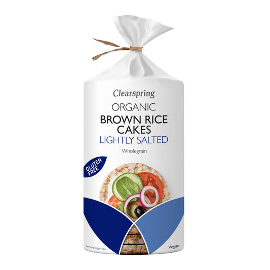 Brown Rice Cakes Lightly Salted Org 46392A