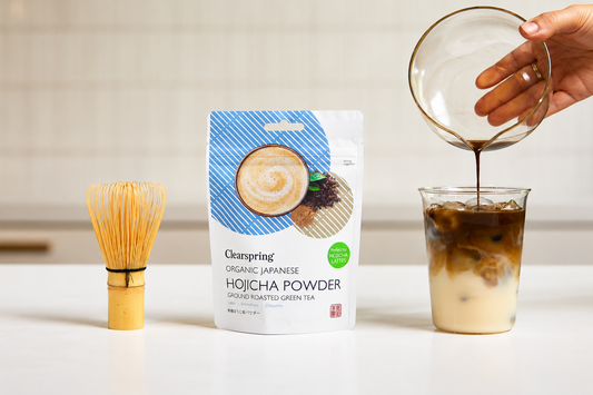 Say hello to Hojicha — the roasted green tea taking centre stage.