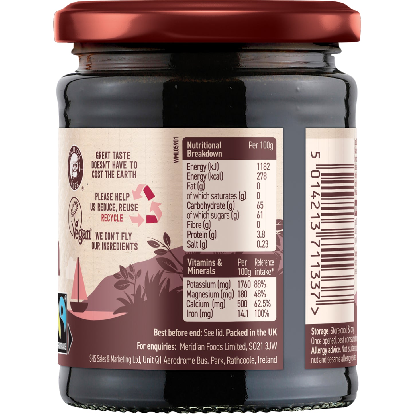 Blackstrap Molasses FT (Org) 12186A