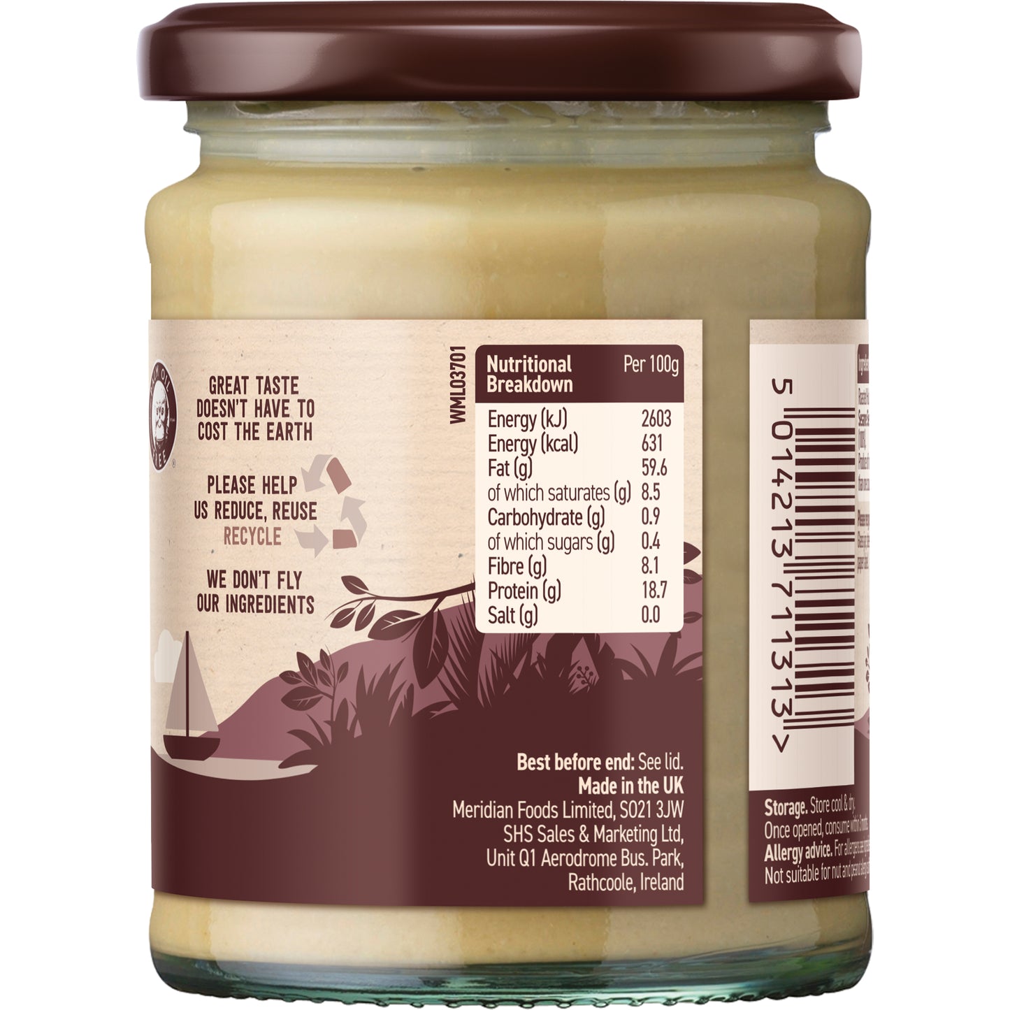 Tahini Light 100% 12240B