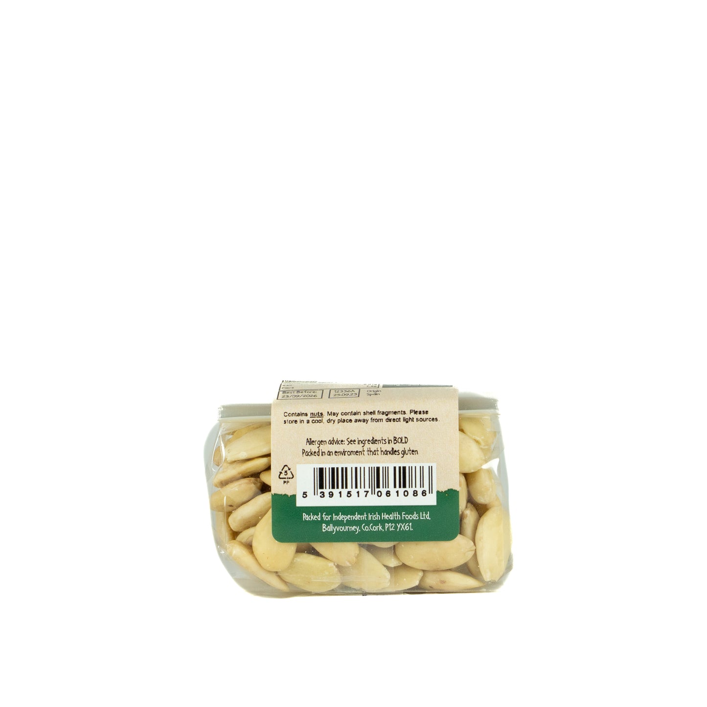 Almonds Blanched (Org) 12336A Outer-6x100g / 4.17 / 6x100g