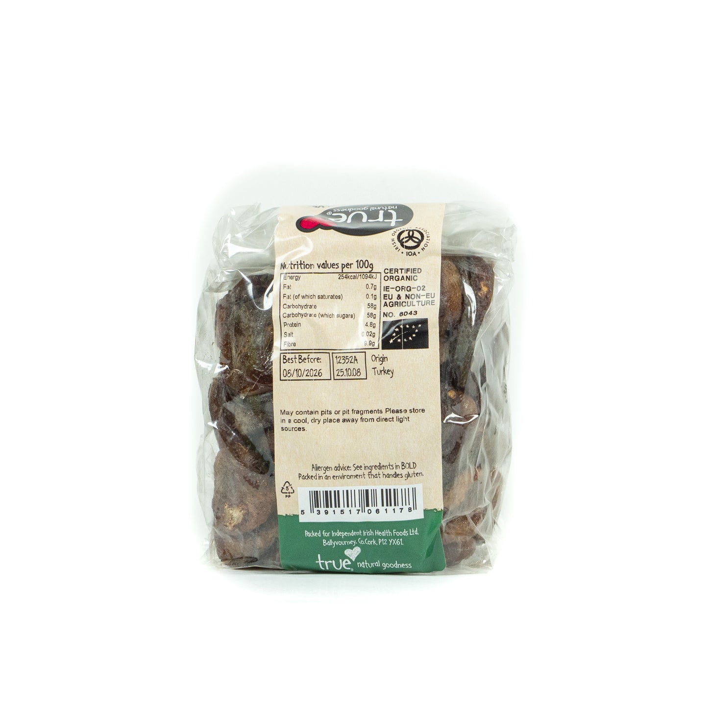 Apricots (Org) 12352A Outer-6x500g / 12.43 / 6x500g