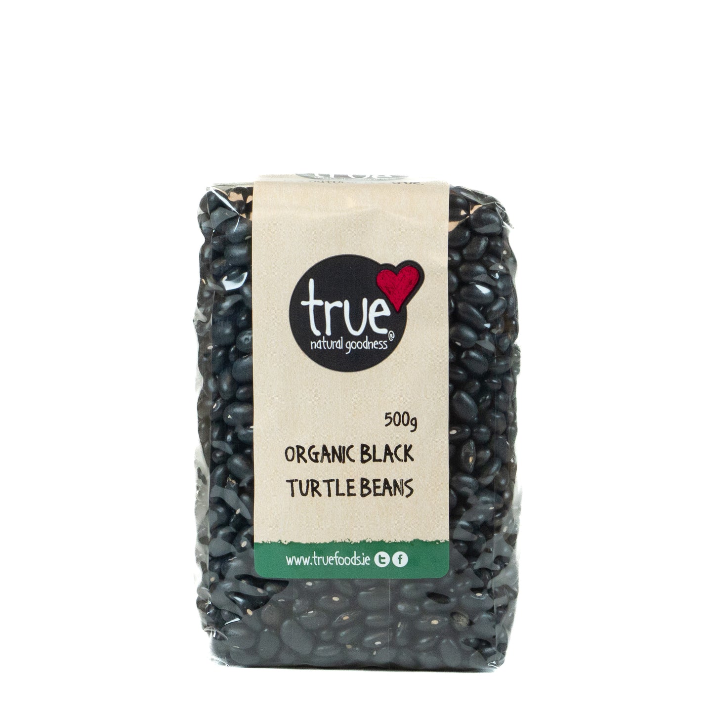 Black Turtle Beans (Org) 12375A Outer-6x500g / 4.58 / 6x500g