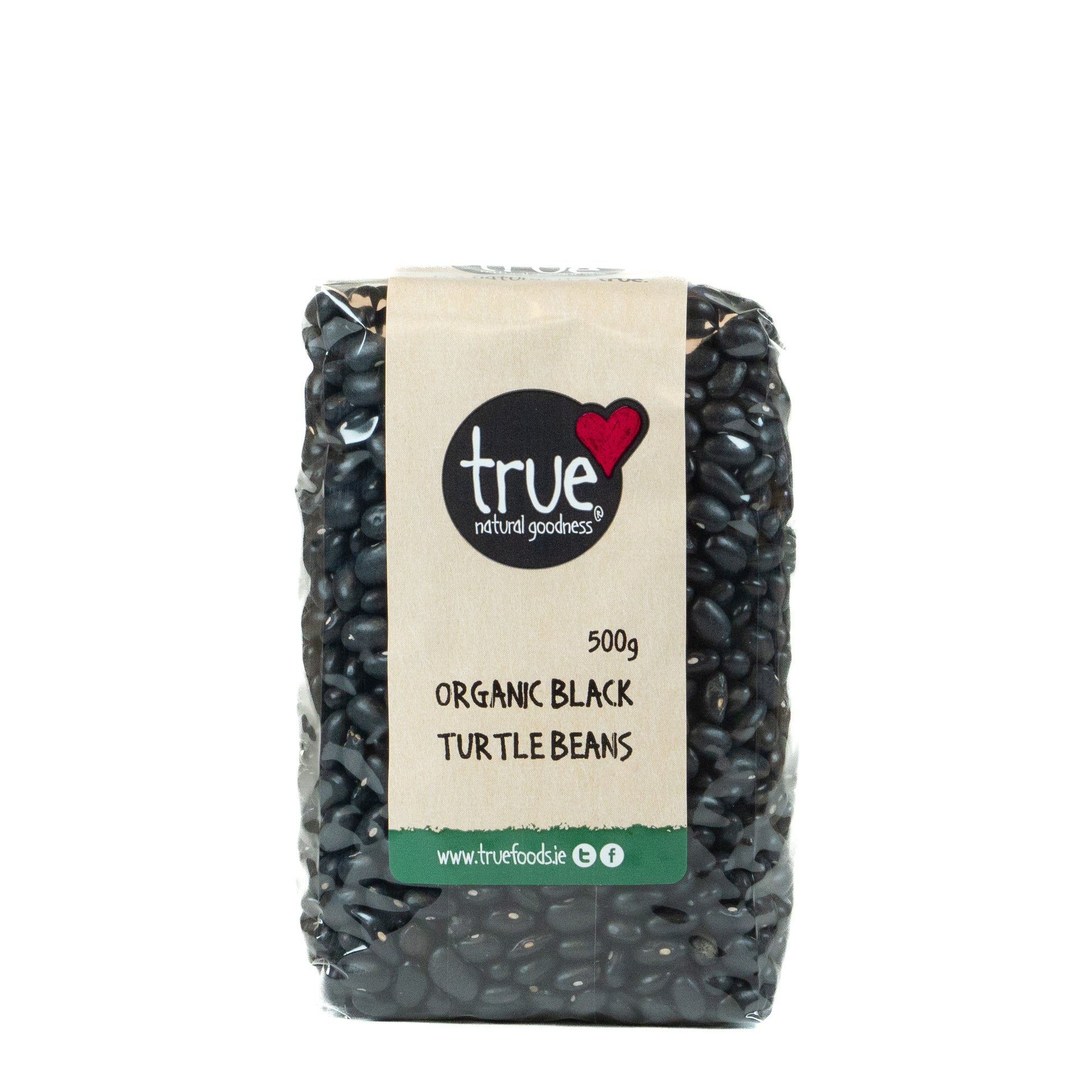 Black Turtle Beans (Org) 12375A Outer-6x500g / 4.58 / 6x500g