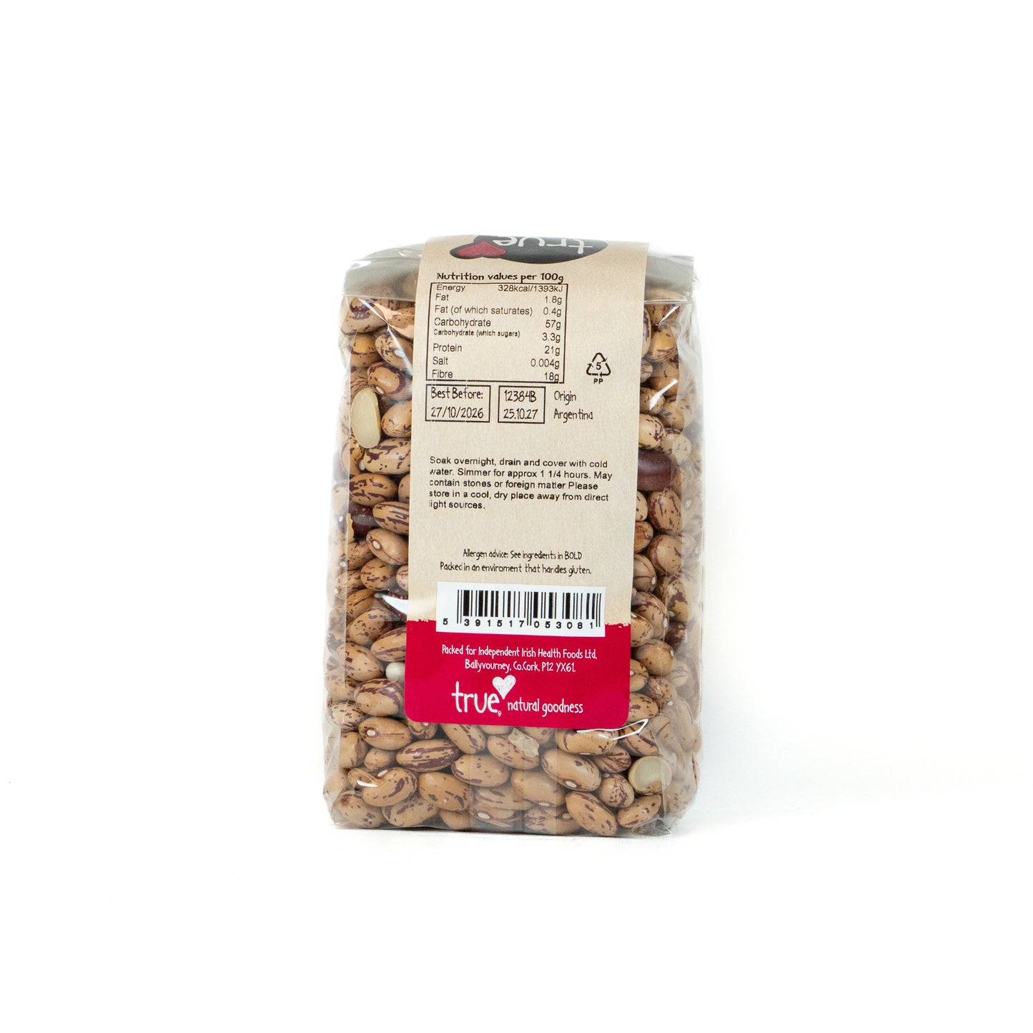 Borlotti Beans 12384B Outer-6x500g / 3.98 / 6x500g