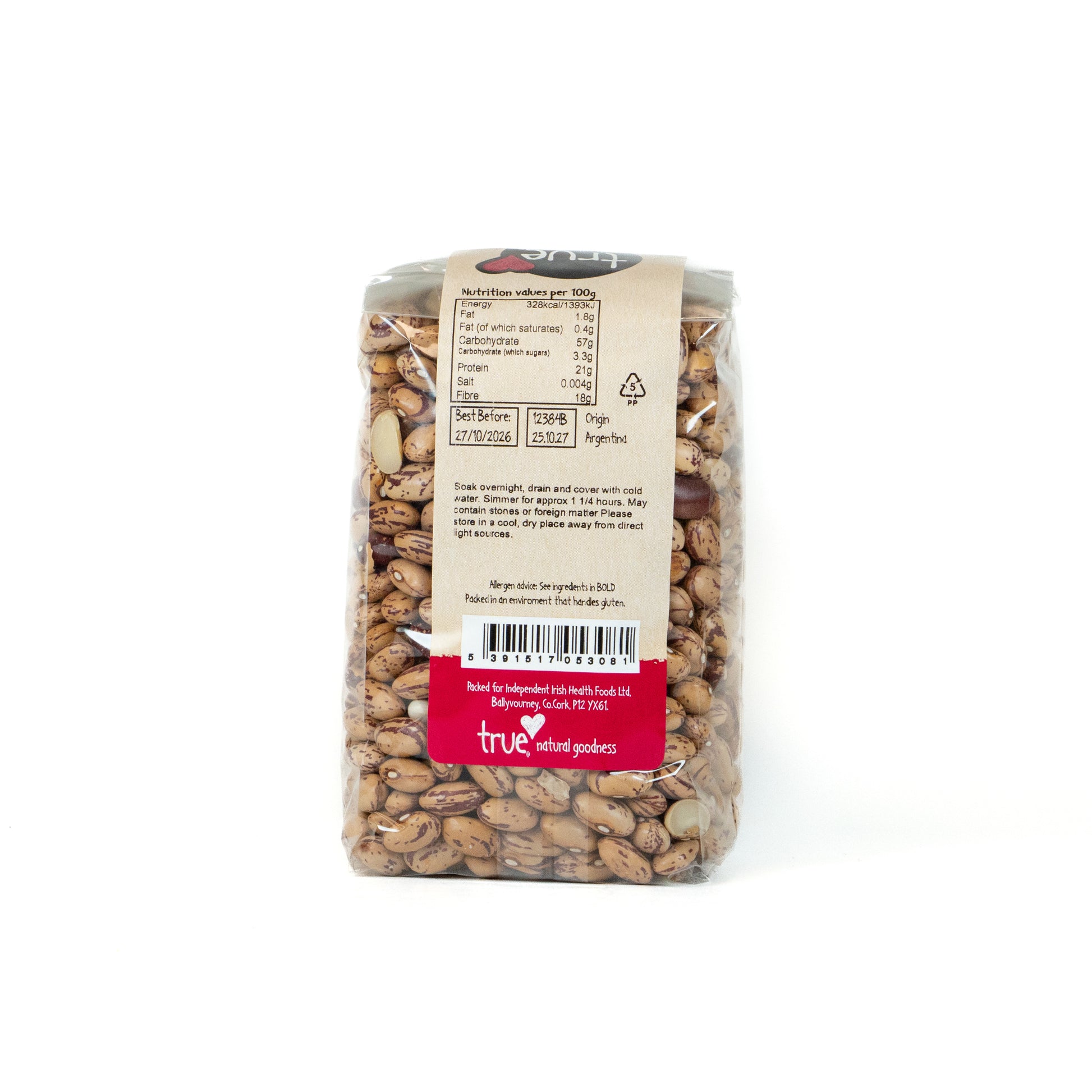 Borlotti Beans 12384B Outer-6x500g / 3.98 / 6x500g