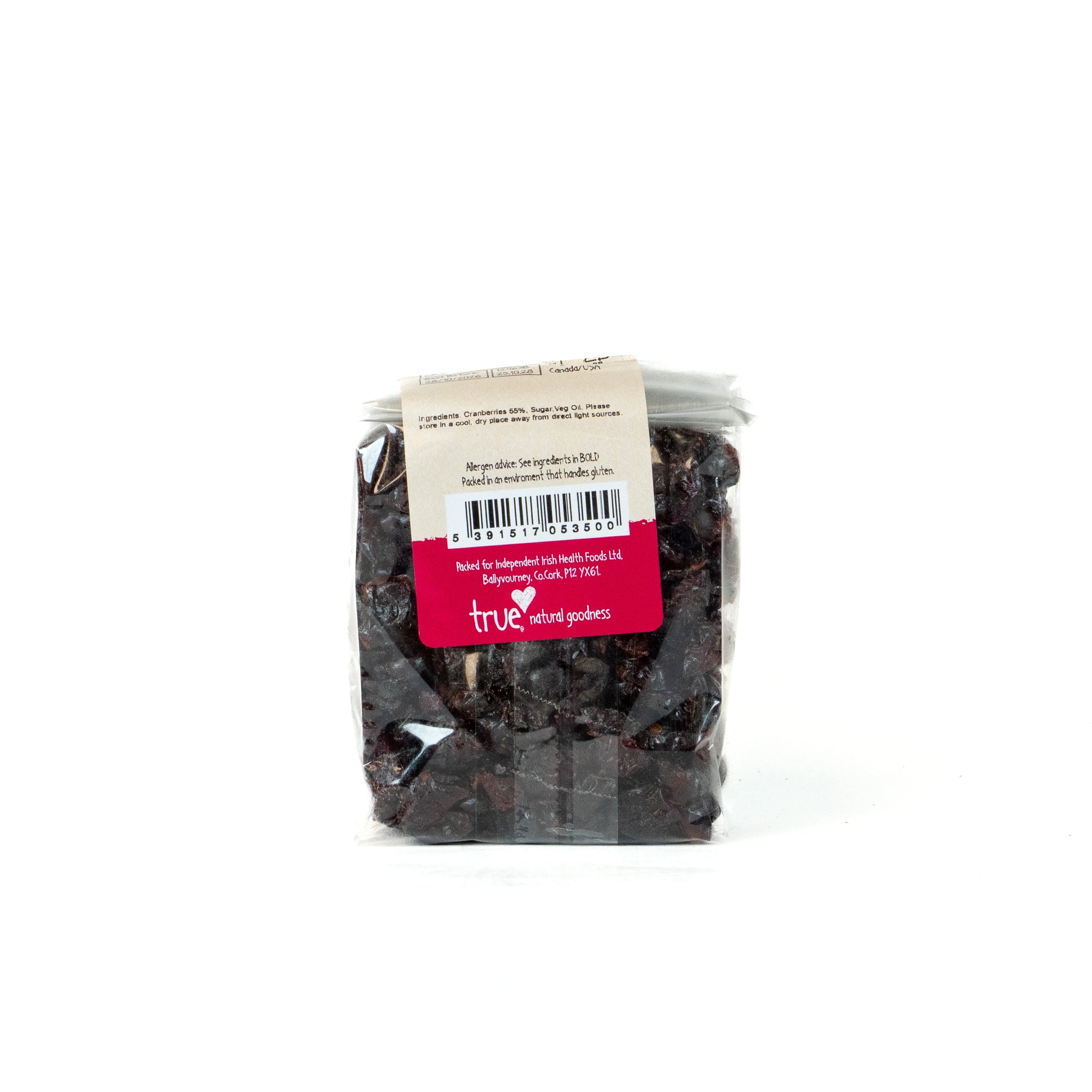 Cranberries 12463B Outer-6x250g / 3.84 / 6x250g