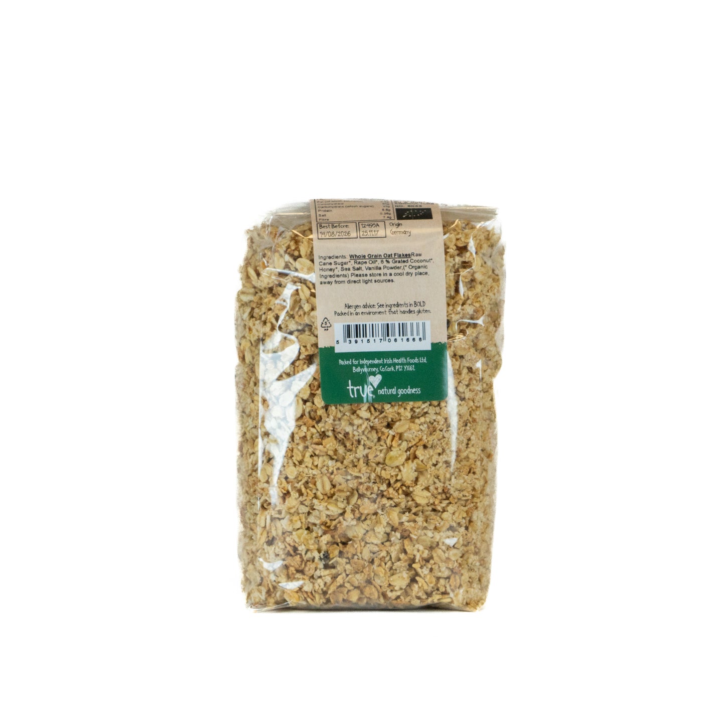 Granola (Org) 12495A Outer-6x500g / 6.7 / 6x500g