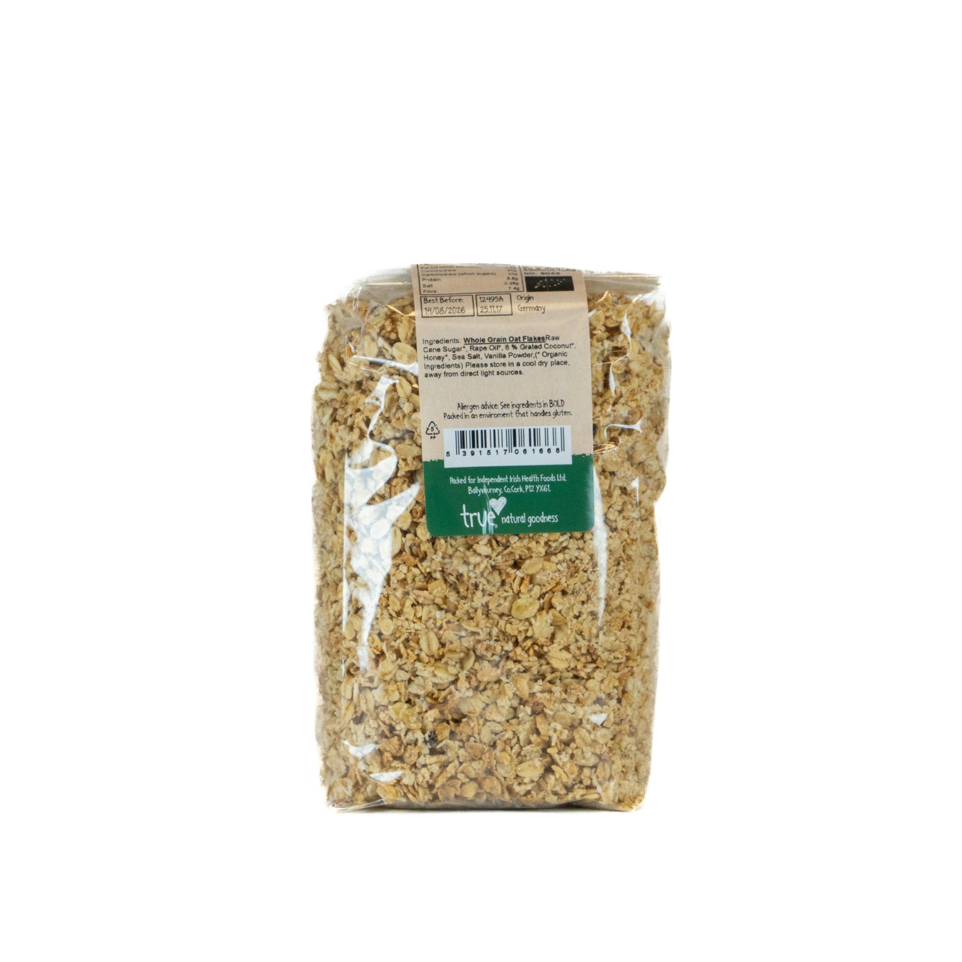 Granola (Org) 12495A Outer-6x500g / 6.7 / 6x500g