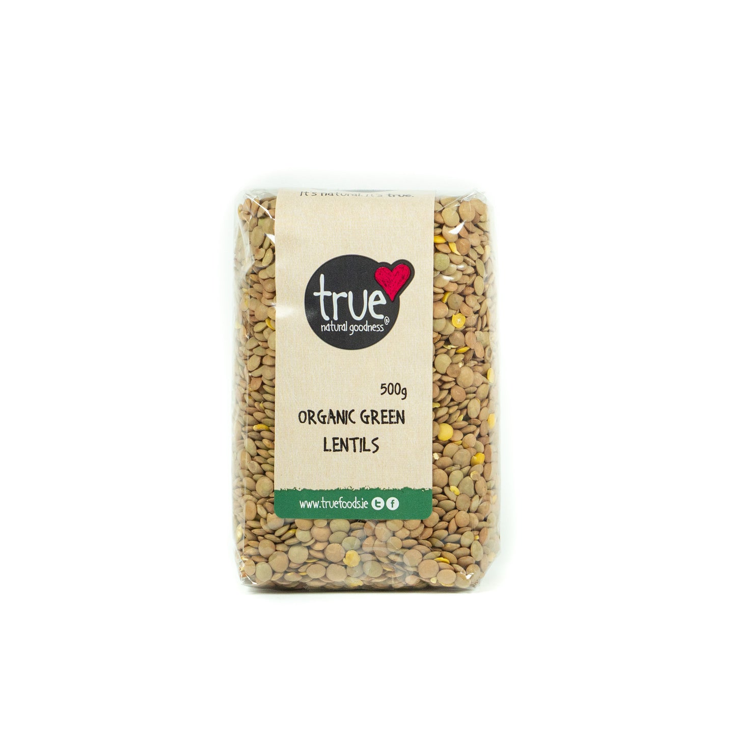 Green Lentils (Org) 12496A Outer-6x500g / 4.52 / 6x500g