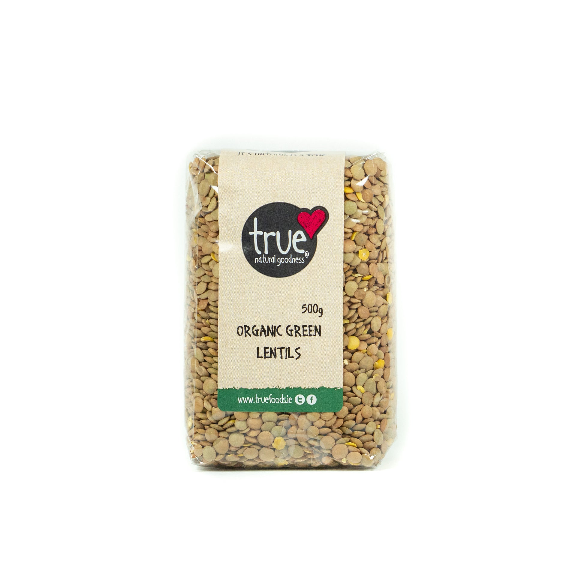 Green Lentils (Org) 12496A Outer-6x500g / 4.52 / 6x500g