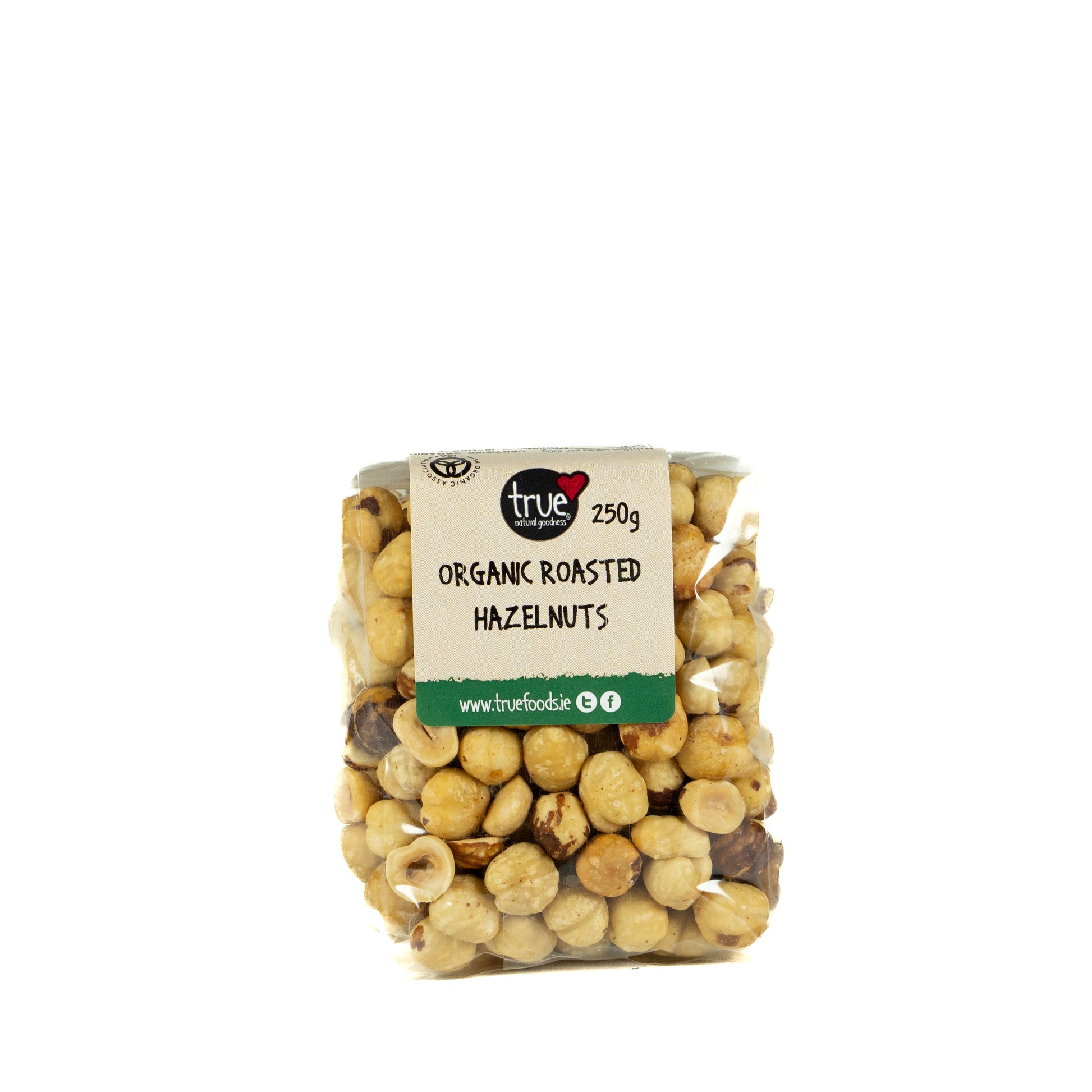 Hazelnuts Roasted (Org) 12508A Outer-6x250g / 11.16 / 6x250g