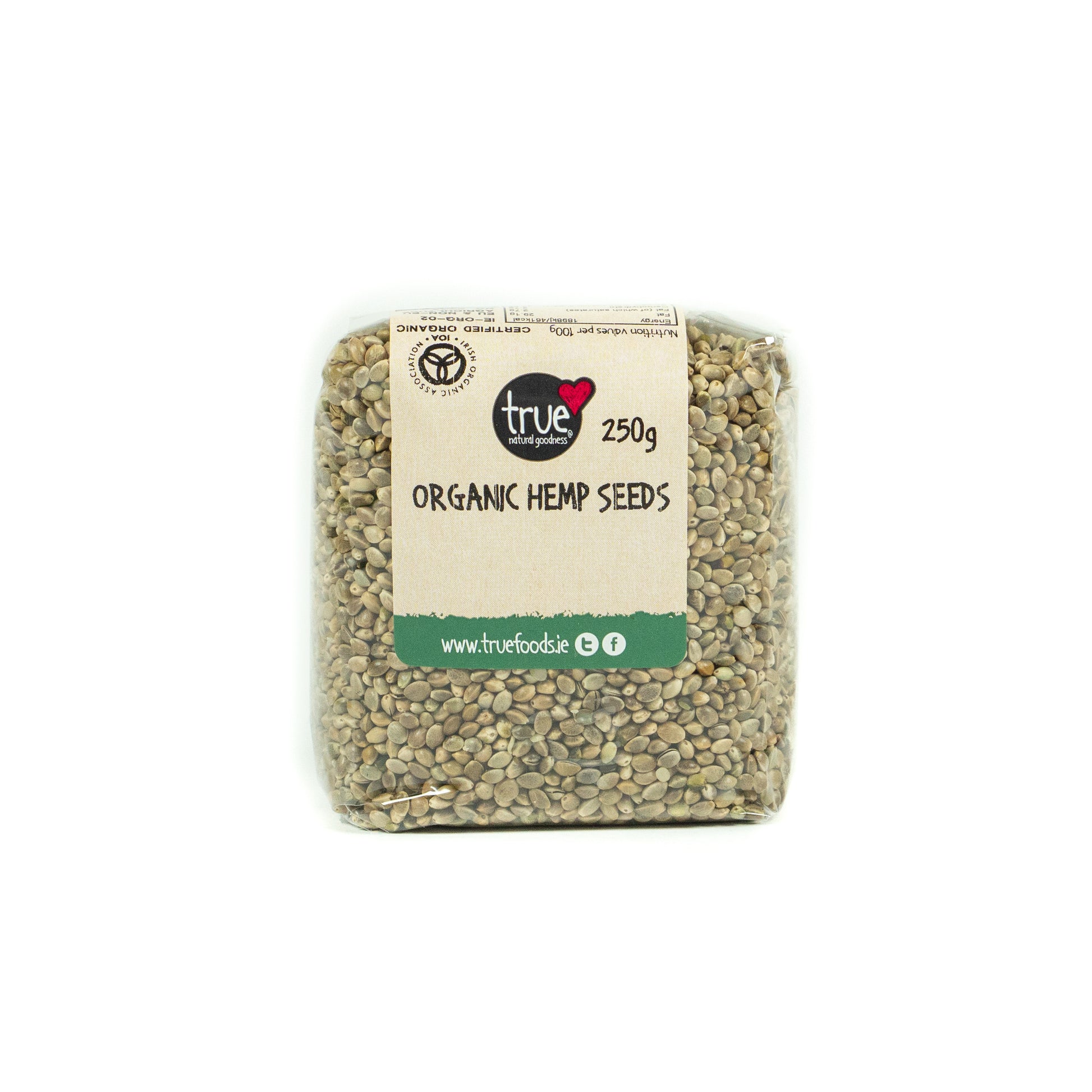Hemp Seeds (Org) 12509A Outer-6x250g / 3.41 / 6x250g
