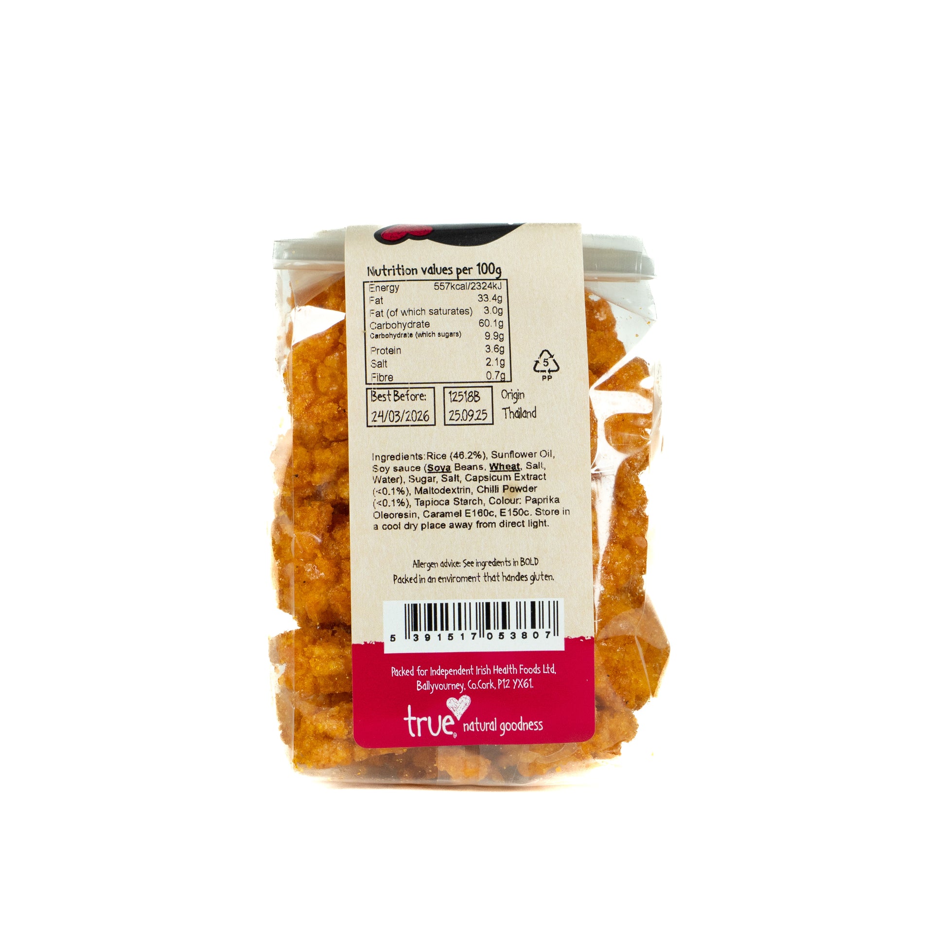 Hot Rice Crackers 12518B Outer-6x100g / 3.51 / 6x100g