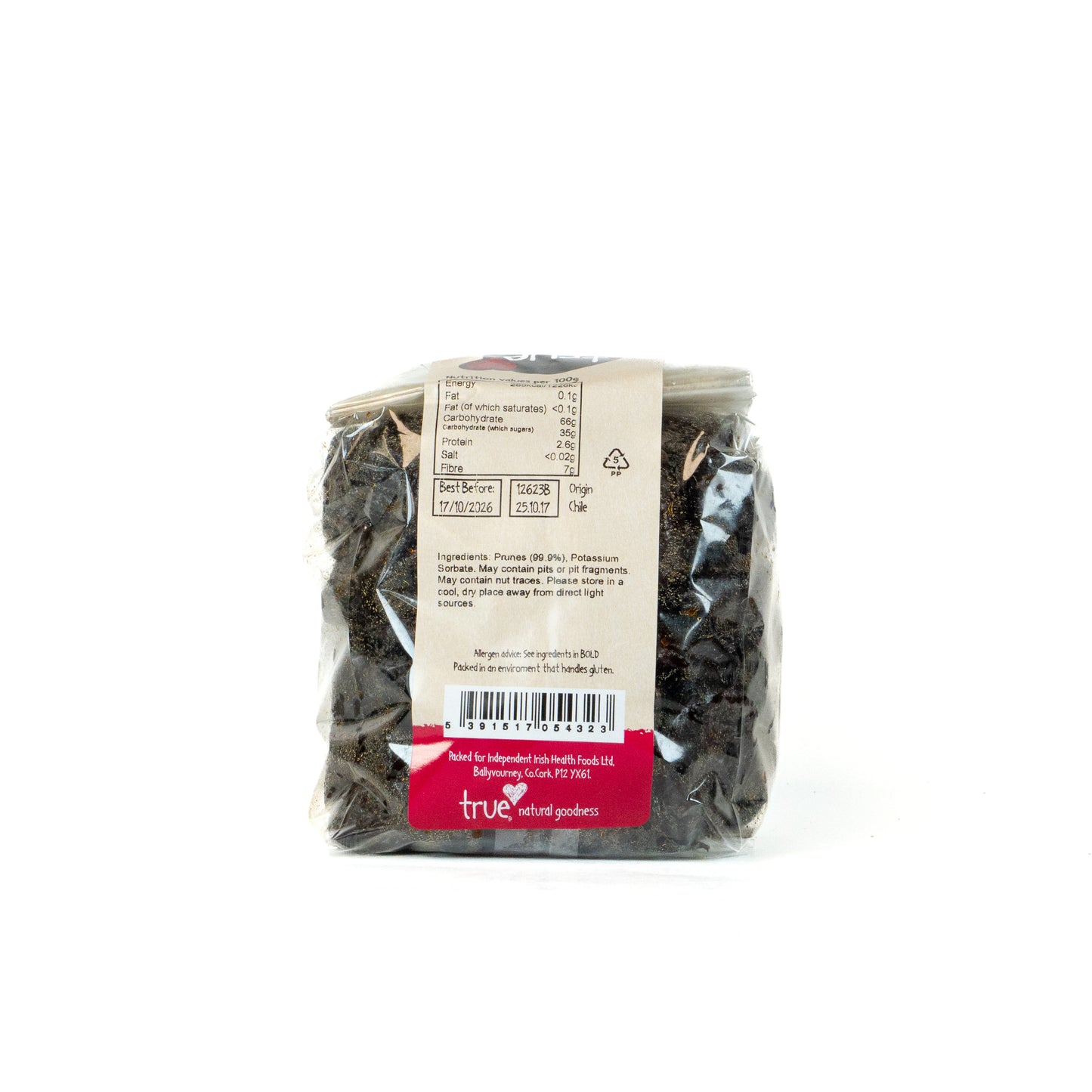 Pitted Prunes 12623B Outer-6x500g / 7.95 / 6x500g