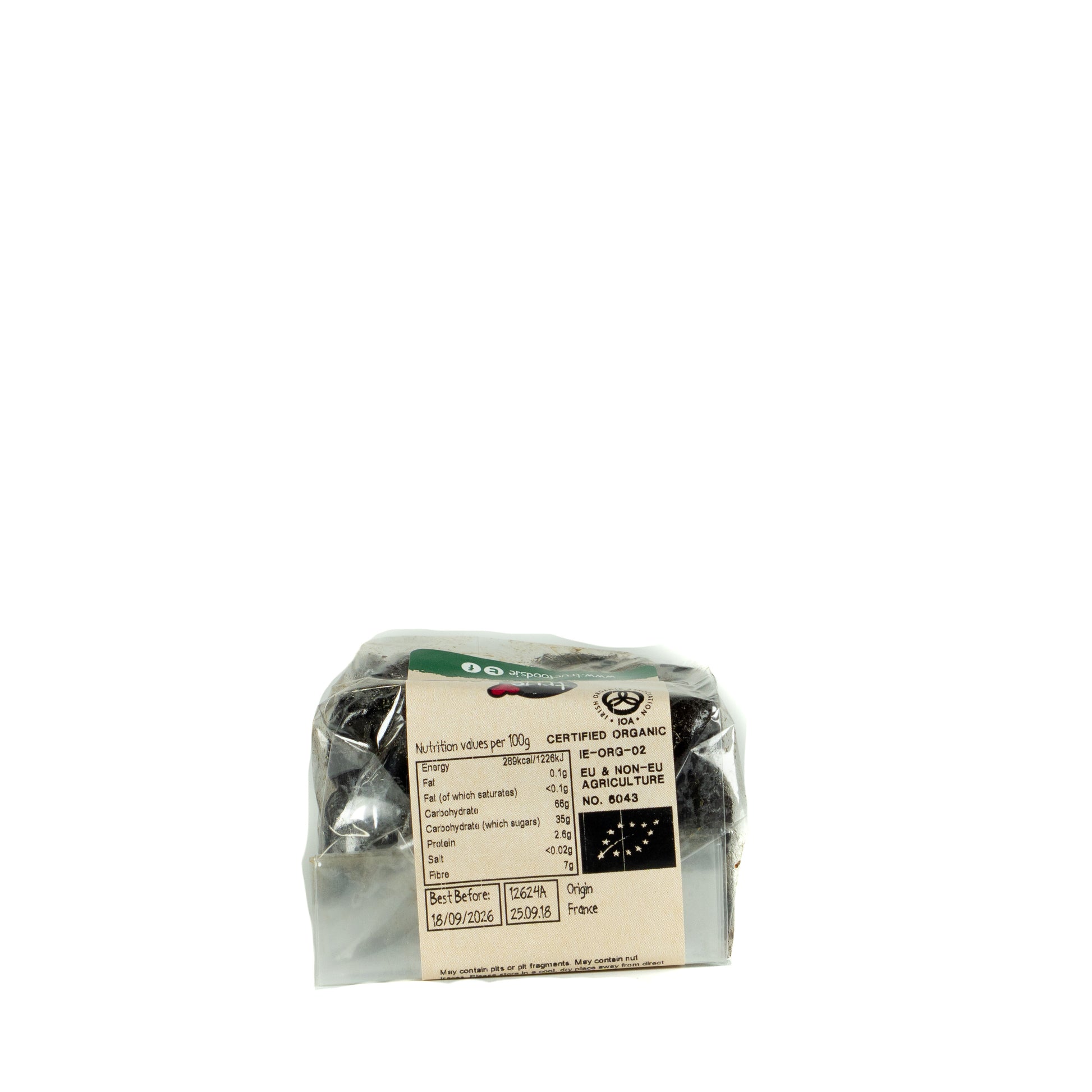 Pitted Prunes (Org) 12624A Outer-6x250g / 5.68 / 6x250g