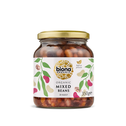 Mixed Beans in Glass (Org) 48546A