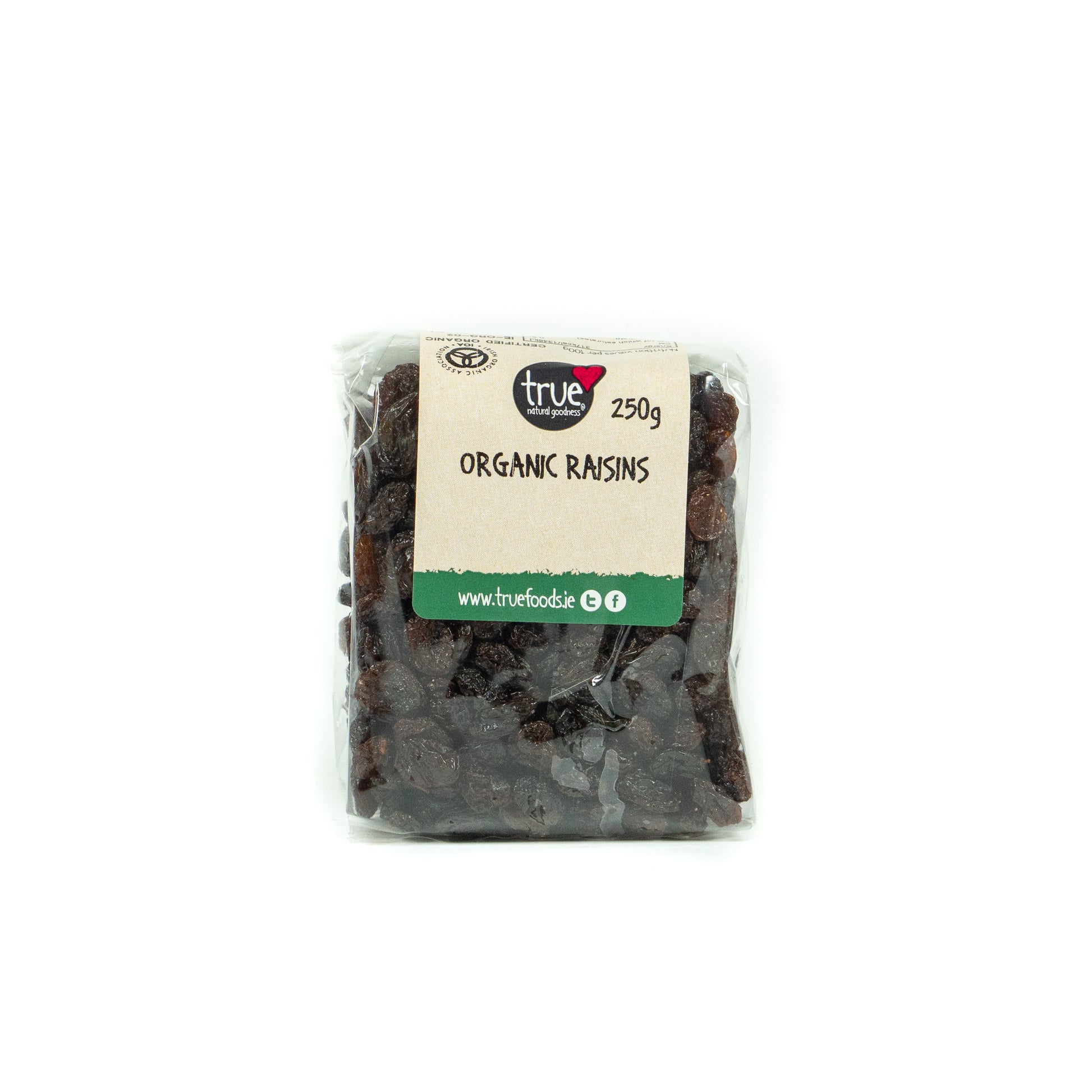 Raisins (Org) 12656A Outer-6x250g / 4.03 / 6x250g