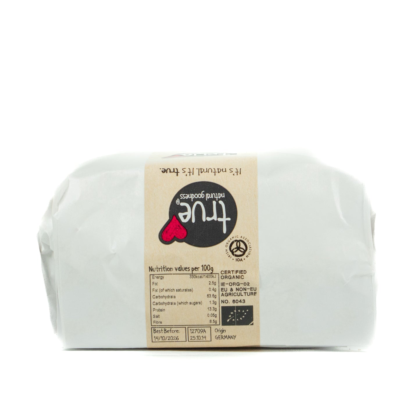 Spelt Flour Brown (Org) 12709A Outer-6x1Kg / 4.68 / 6x1Kg