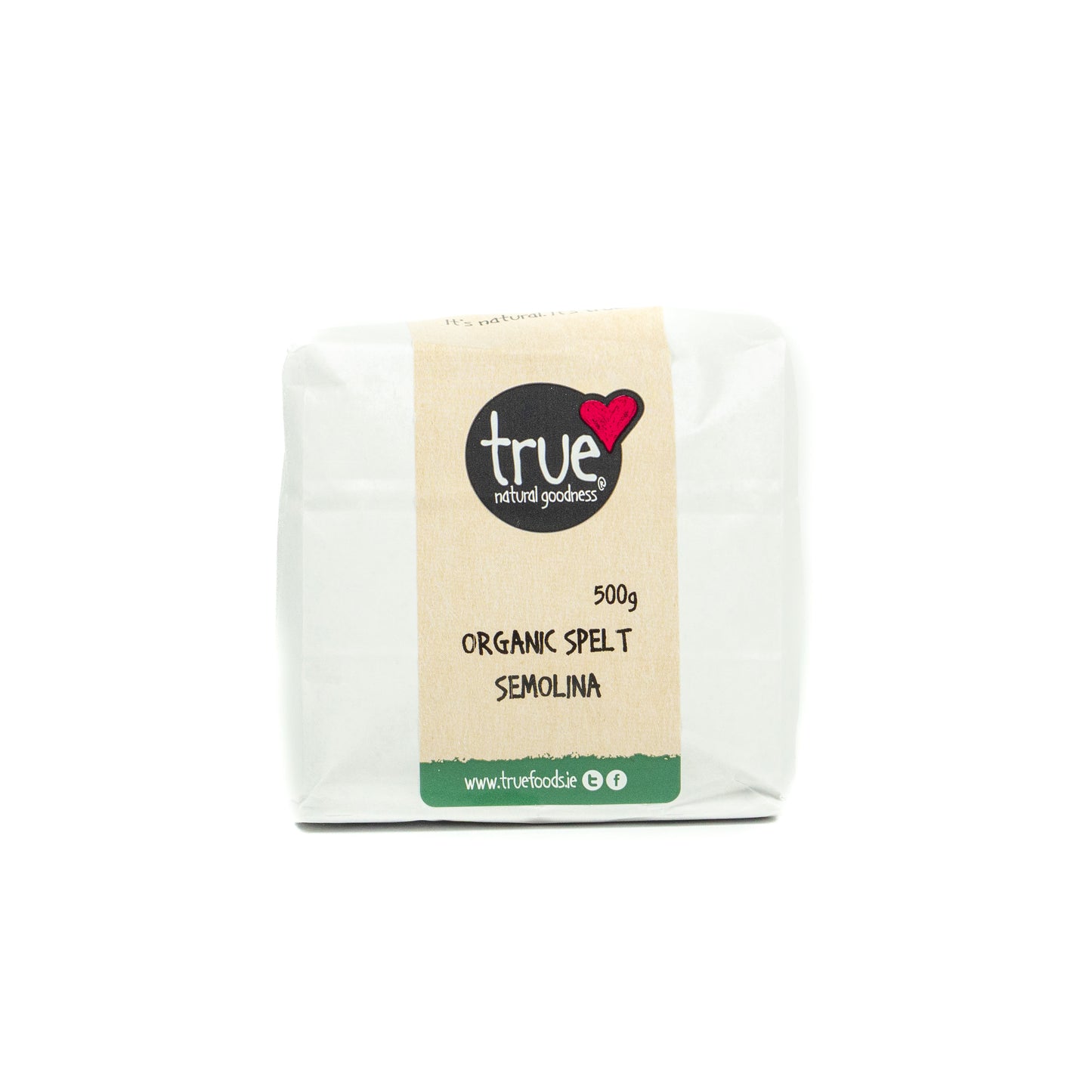 Spelt Semolina (Org) 12714A Outer-6x500g / 3.05 / 6x500g