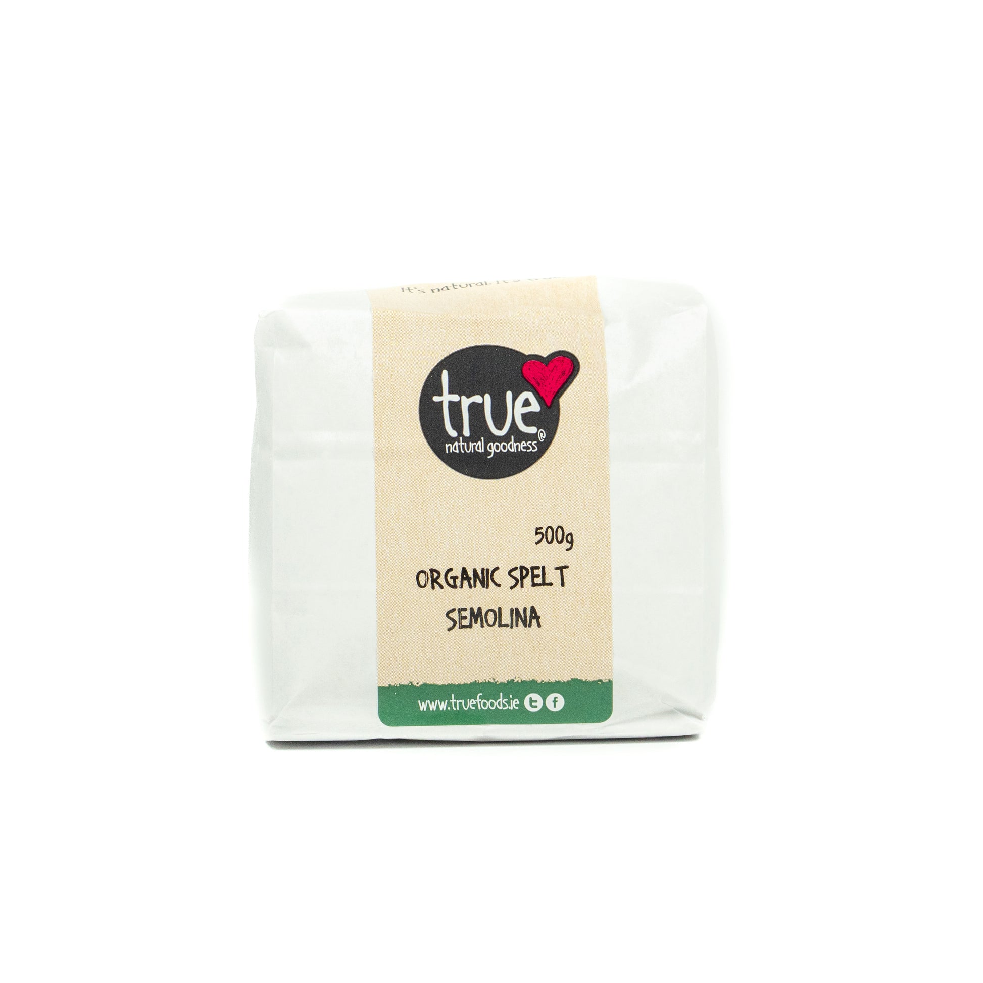 Spelt Semolina (Org) 12714A Outer-6x500g / 3.05 / 6x500g