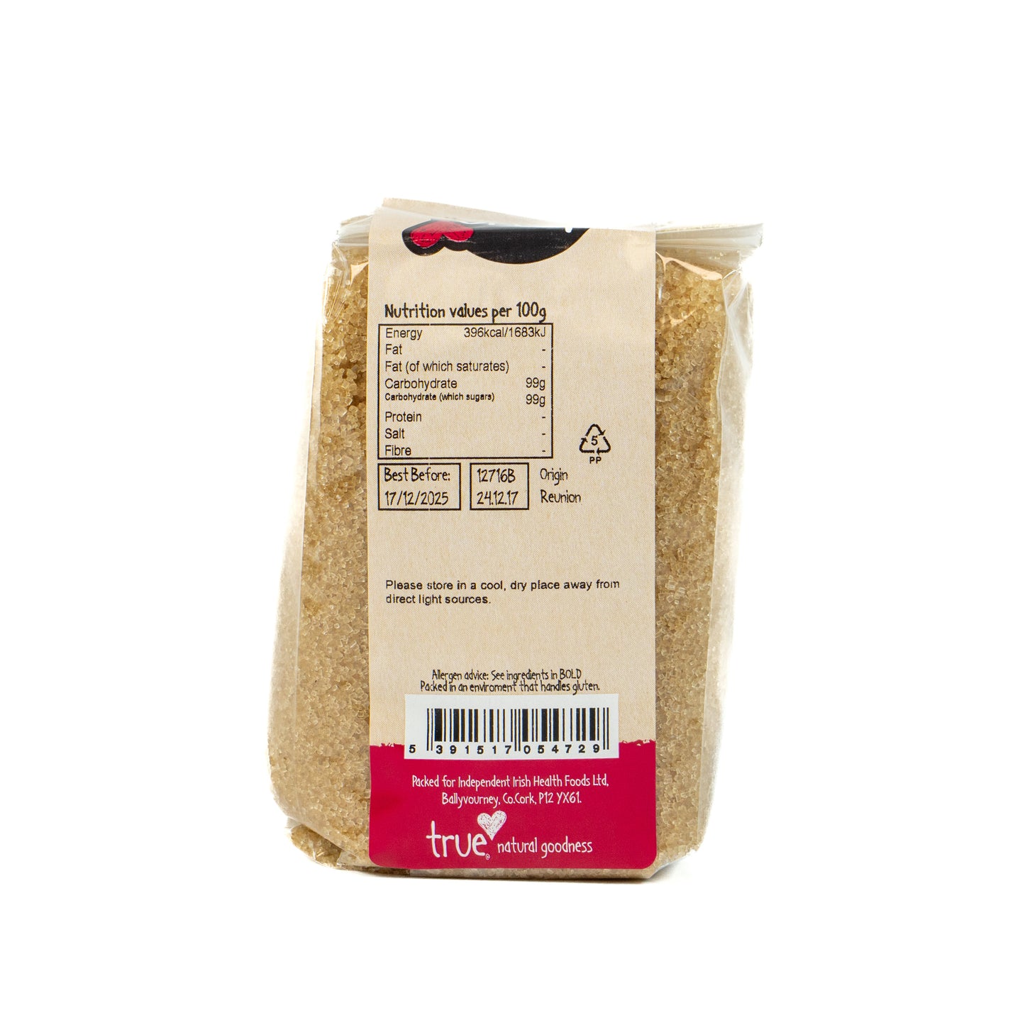 Demerara Sugar  12716B Outer-6x500g / 5.03 / 6x500g