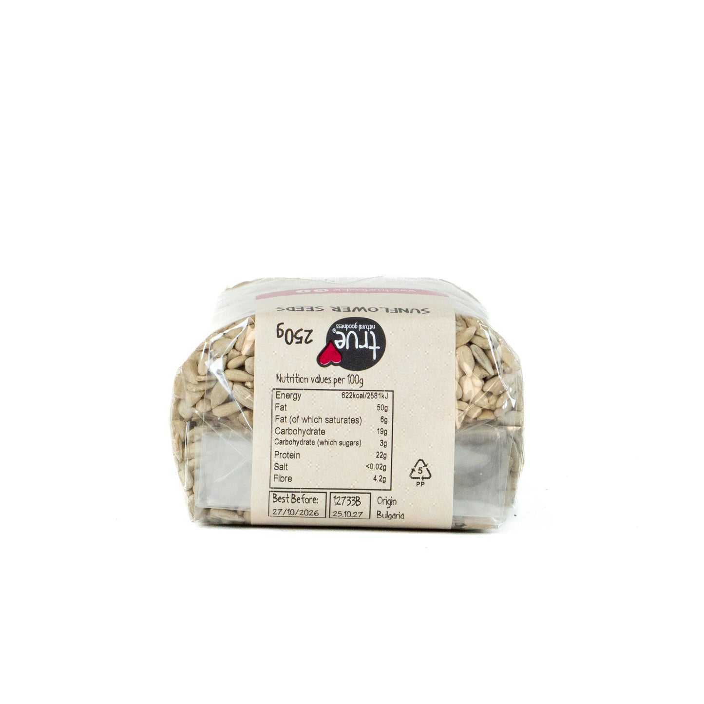 Sunflower Seeds 12733B Outer-6x250g / 1.98 / 6x250g