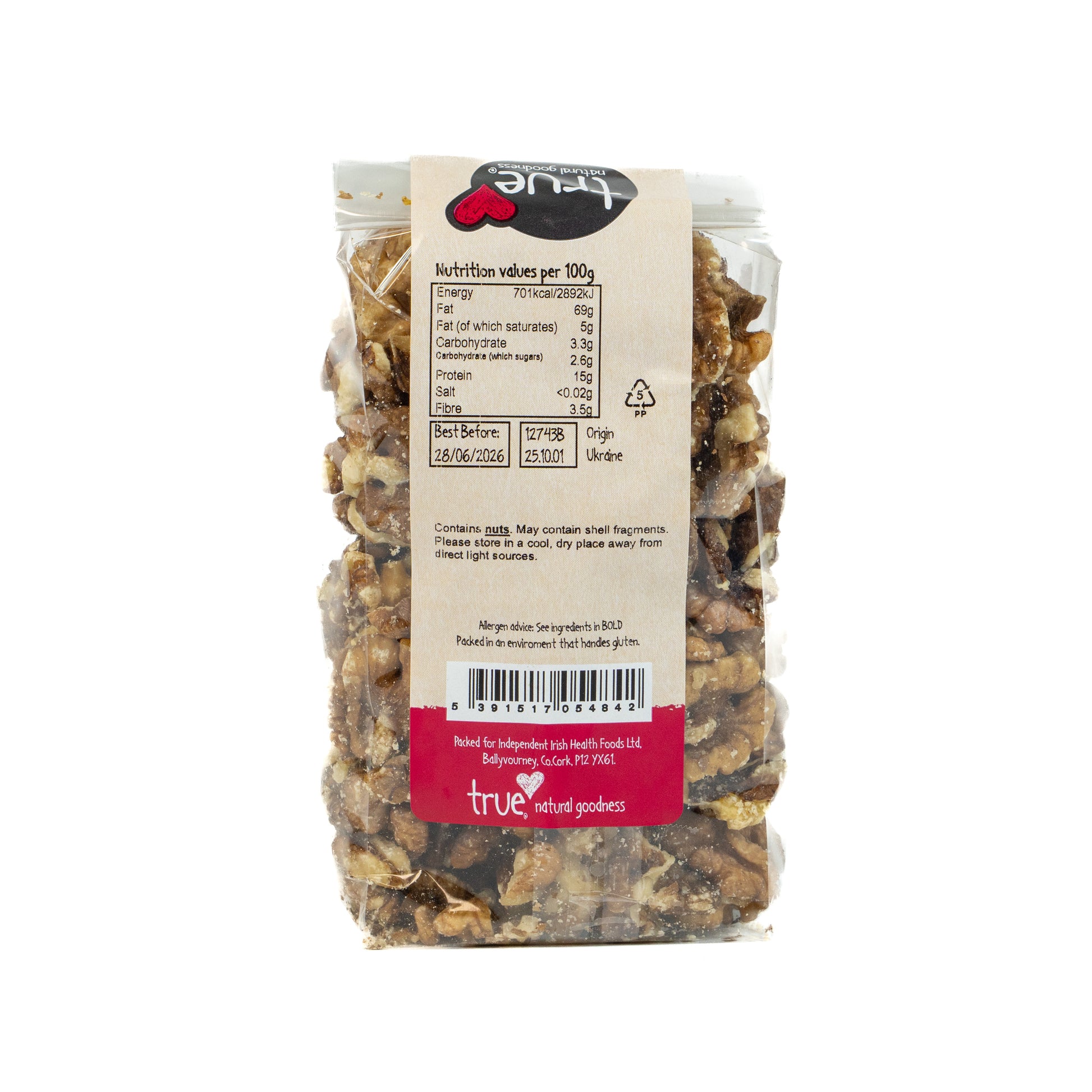 Walnut Half 12743B Outer-6x250g / 5.21 / 6x250g