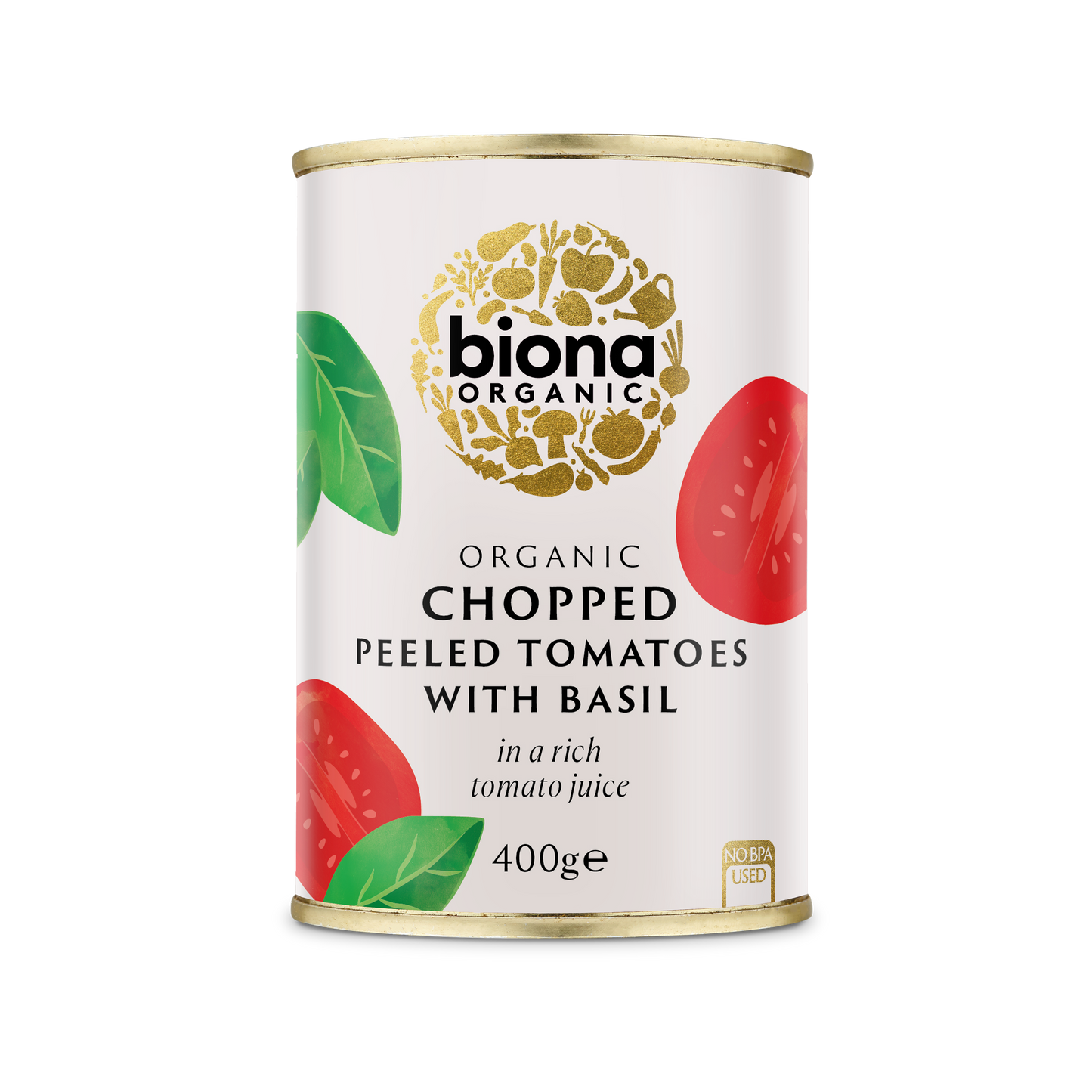 Chopped Tomatoes wBasil (Org) 14041A