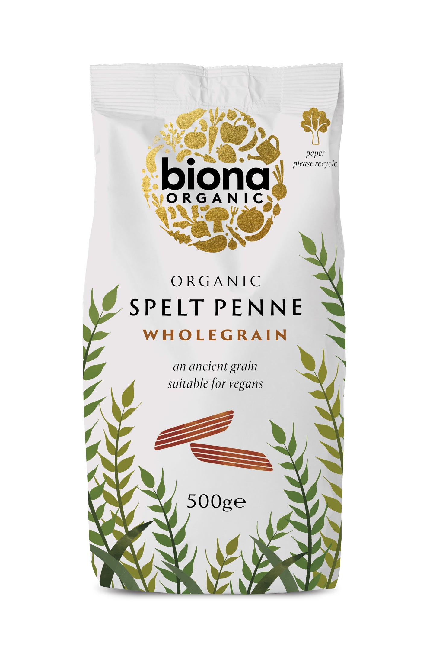 Spelt Penne Wholemeal (Org) 14120A