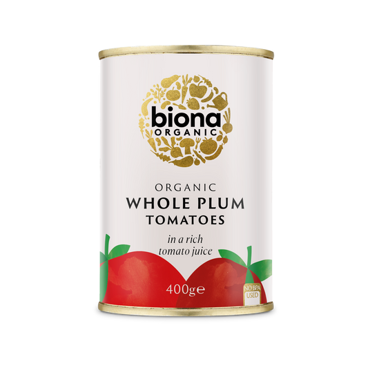 Whole Plum Peeled Tomatoes (Org) 14129A