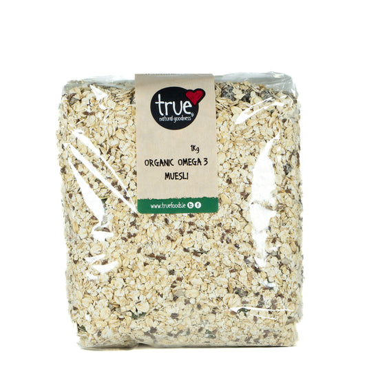 Omega 3 Muesli (Org) 16299A Outer-6x1Kg / 6.96 / 6x1Kg
