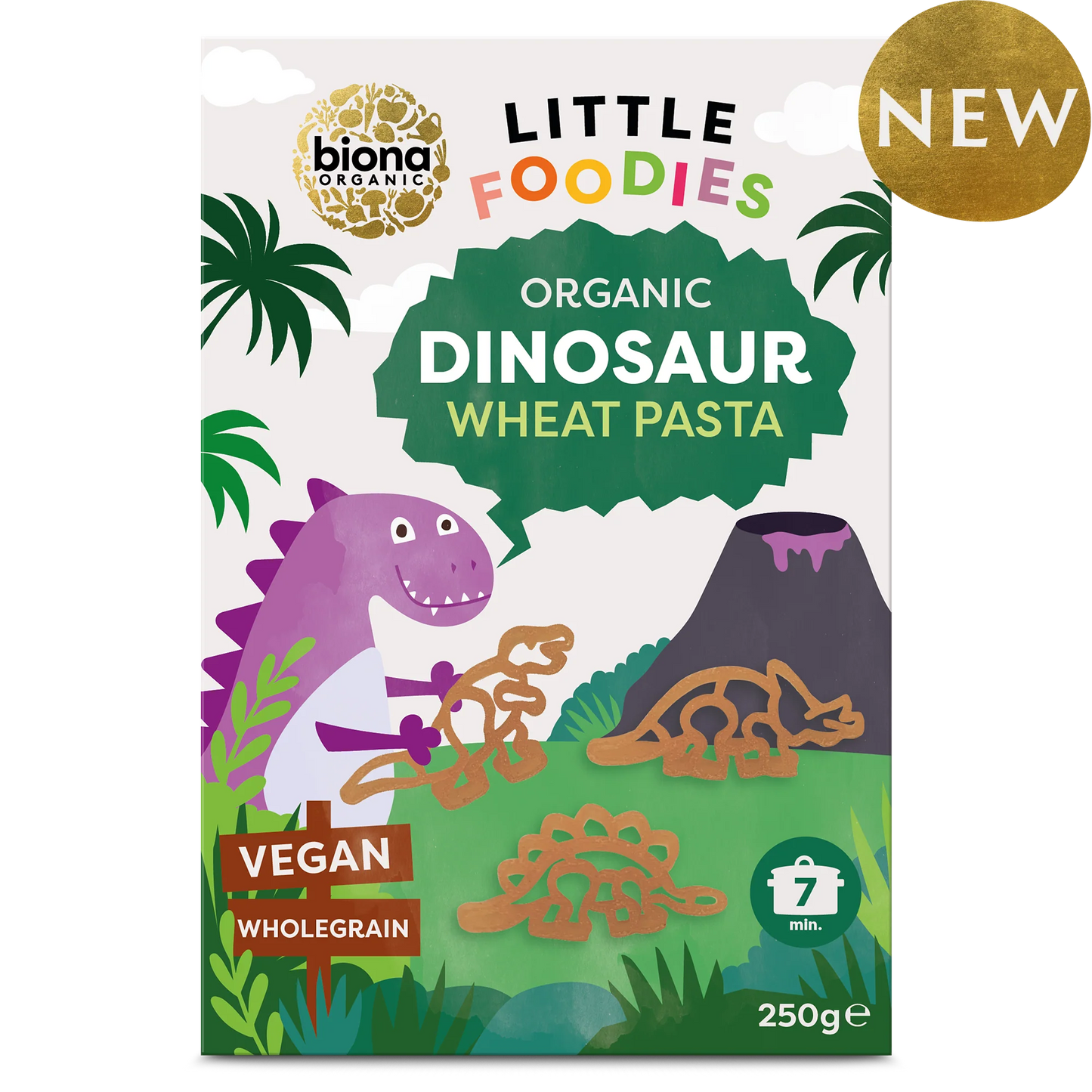 Whole Wheat Pasta Dinosaurs (Org) 49058A
