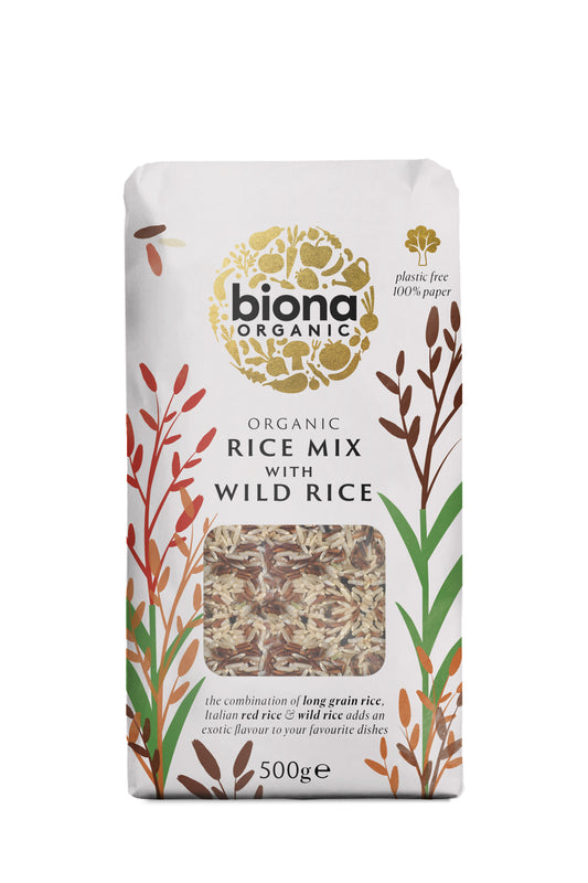 Wild Rice Mix (Wild/Red/Brown)(Org)  23420A