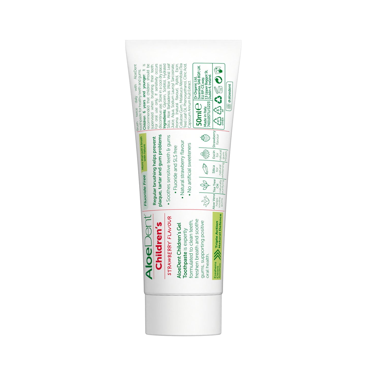 Children's Aloe Vera Toothpaste Stra 26685B