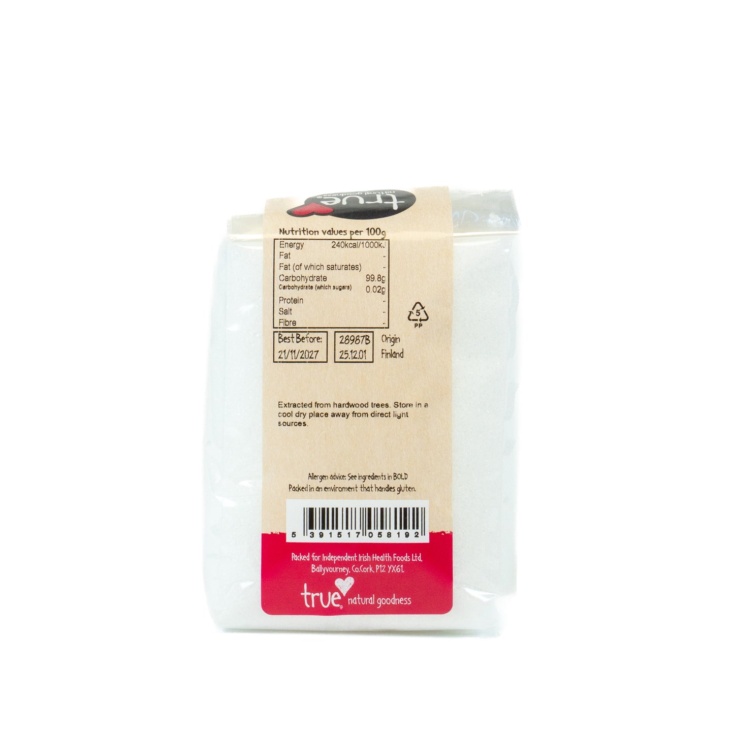 Xylitol 28987B Outer-6x500g / 8.36 / 6x500g