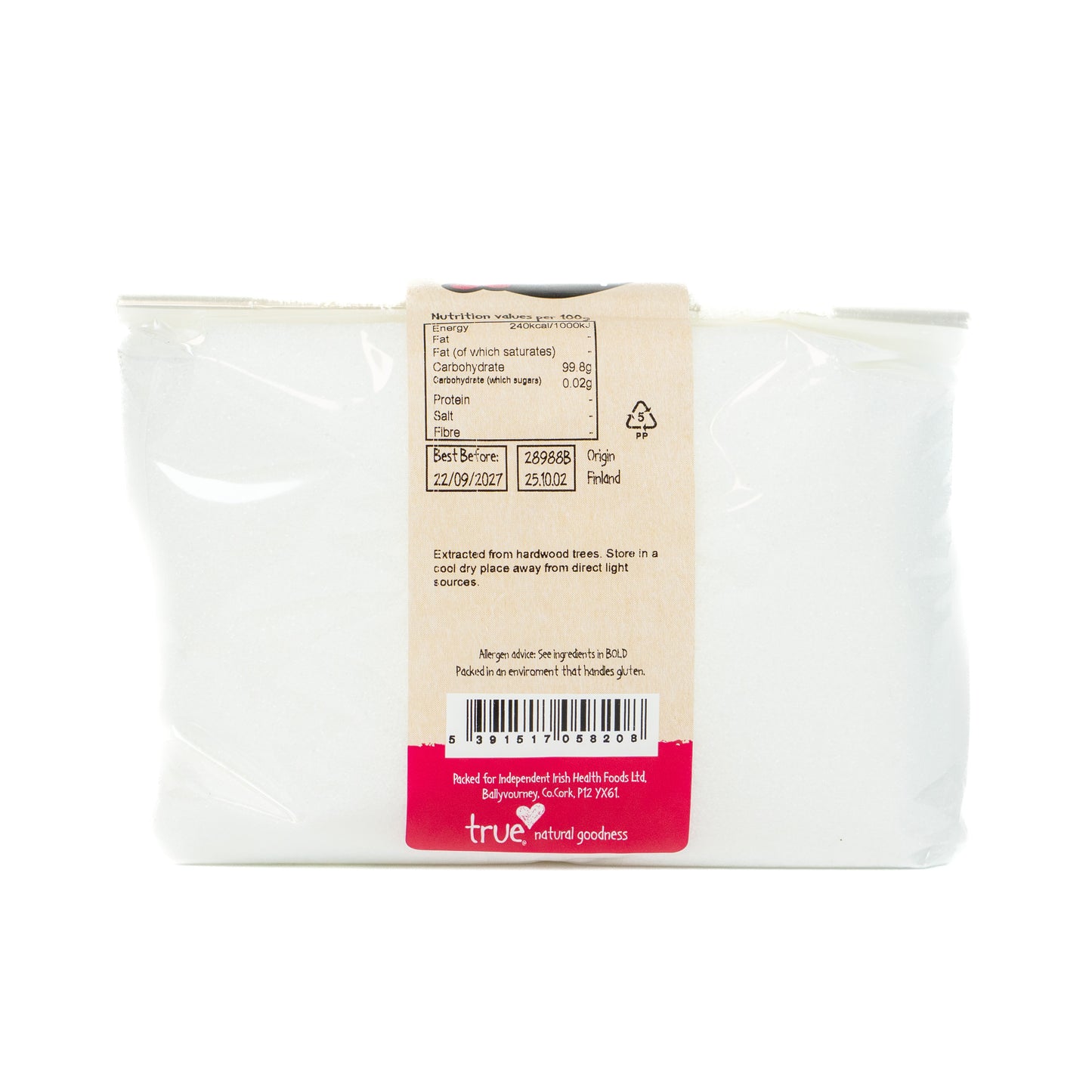 Xylitol 28988B Outer-6x1Kg / 16.04 / 6x1Kg