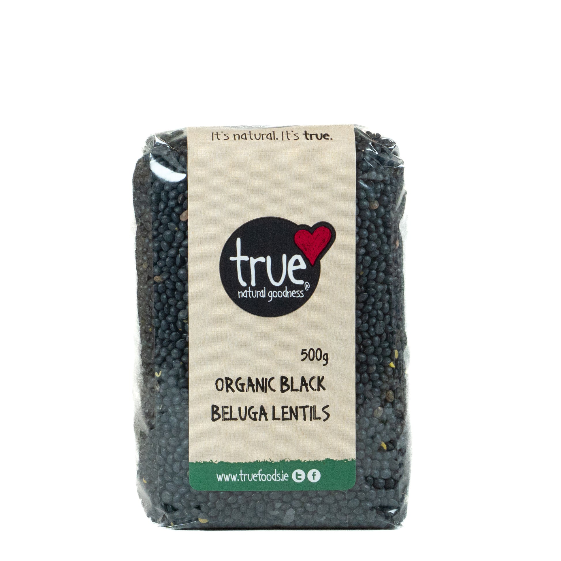 Black Beluga Lentils (Org) 29406A Outer-6x500g / 6 / 6x500g