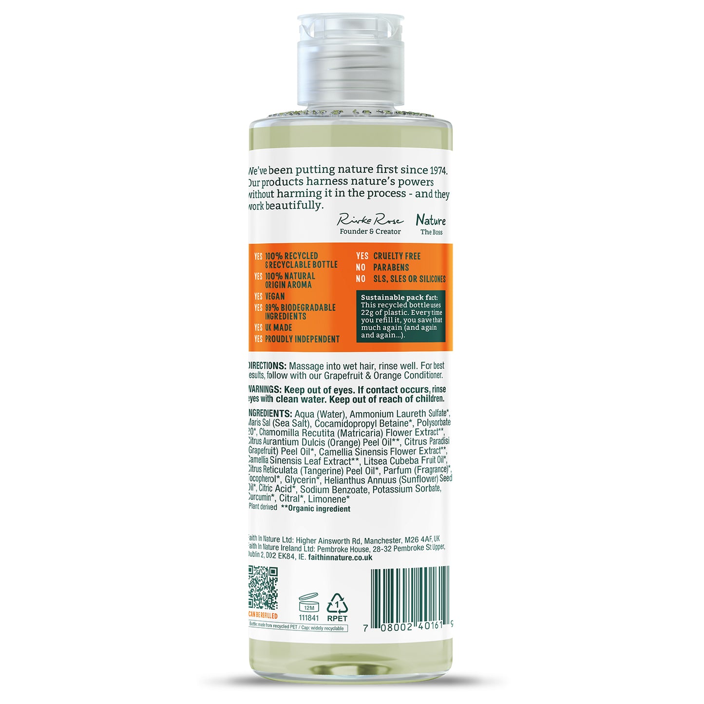 Grapefruit & Orange Shampoo 30208B