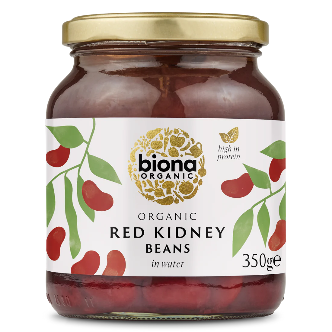 Red Kidney Beans (Org) in Glass 30847A