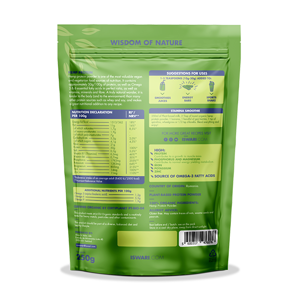 Hemp Protein Powder (Org) 31274A