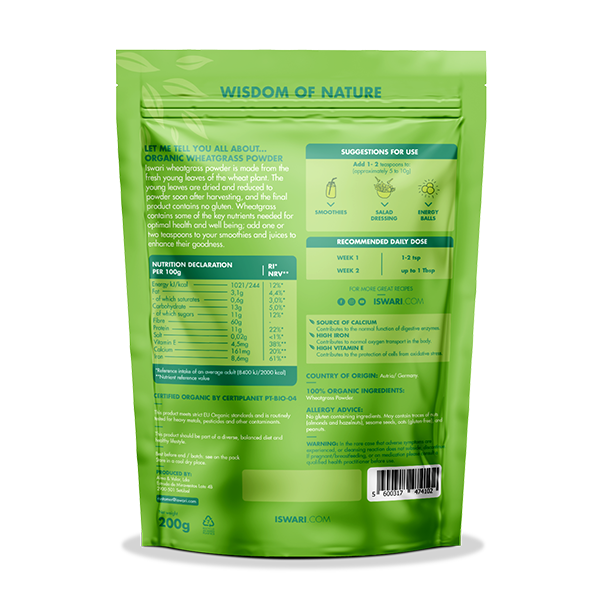 Wheatgrass Powder EU (Org) 31291A