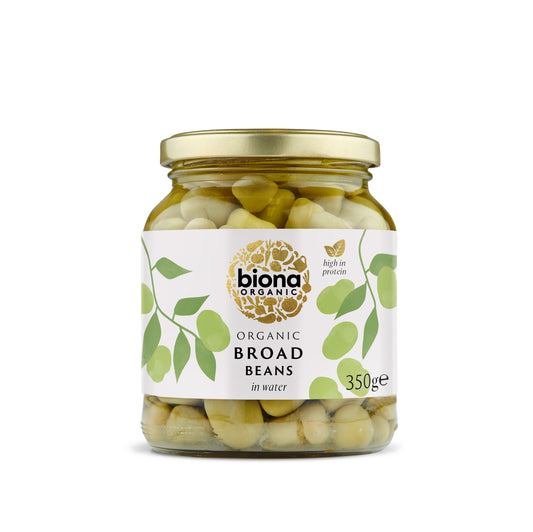 Broad Beans Dem (Org) Glass Jar 31787A
