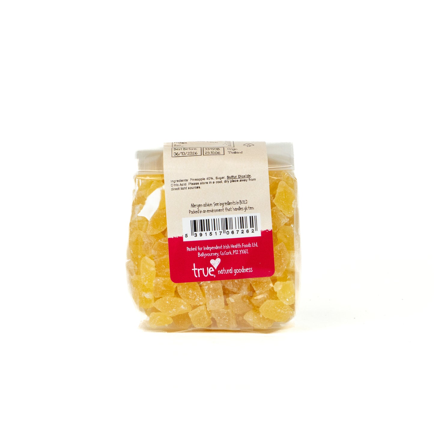 Pineapple Chunks 33493B Outer-6x250g / 4.98 / 6x250g