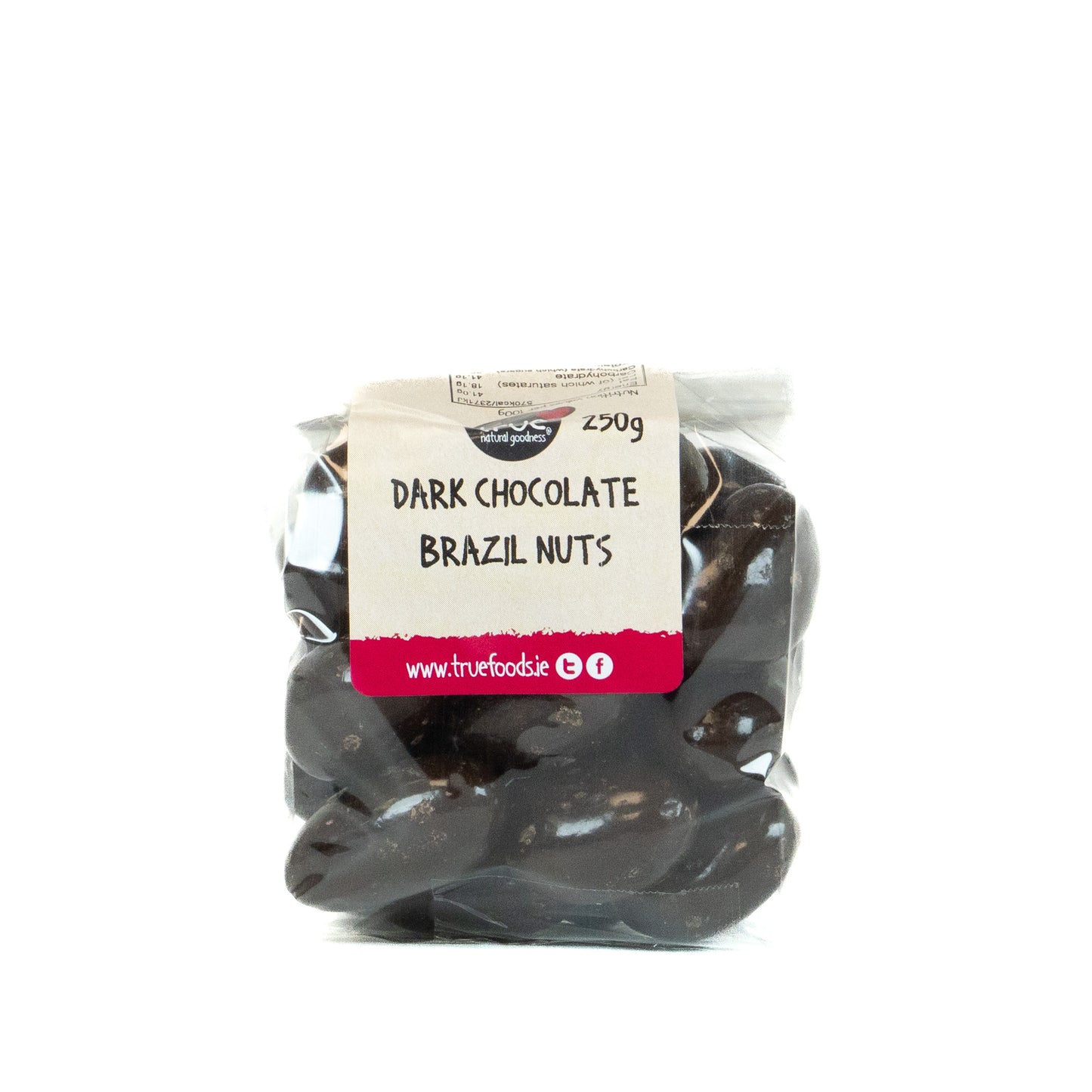 Dark Chocolate Brazil Nuts 33498B Outer-6x250g / 9.42 / 6x250g