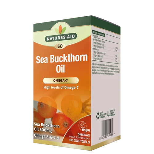 Sea Buckthorn Oil 500mg (Omega-7) 34960B