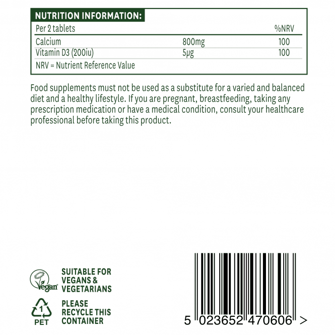 Calcium (Chewable) 400mg with Vit D3 36061B