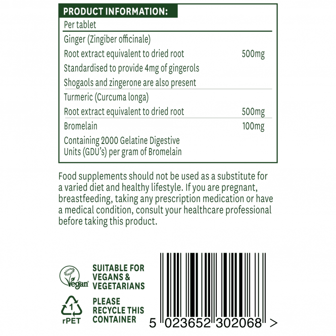 Ginger, Turmeric & Bromelain 36123B