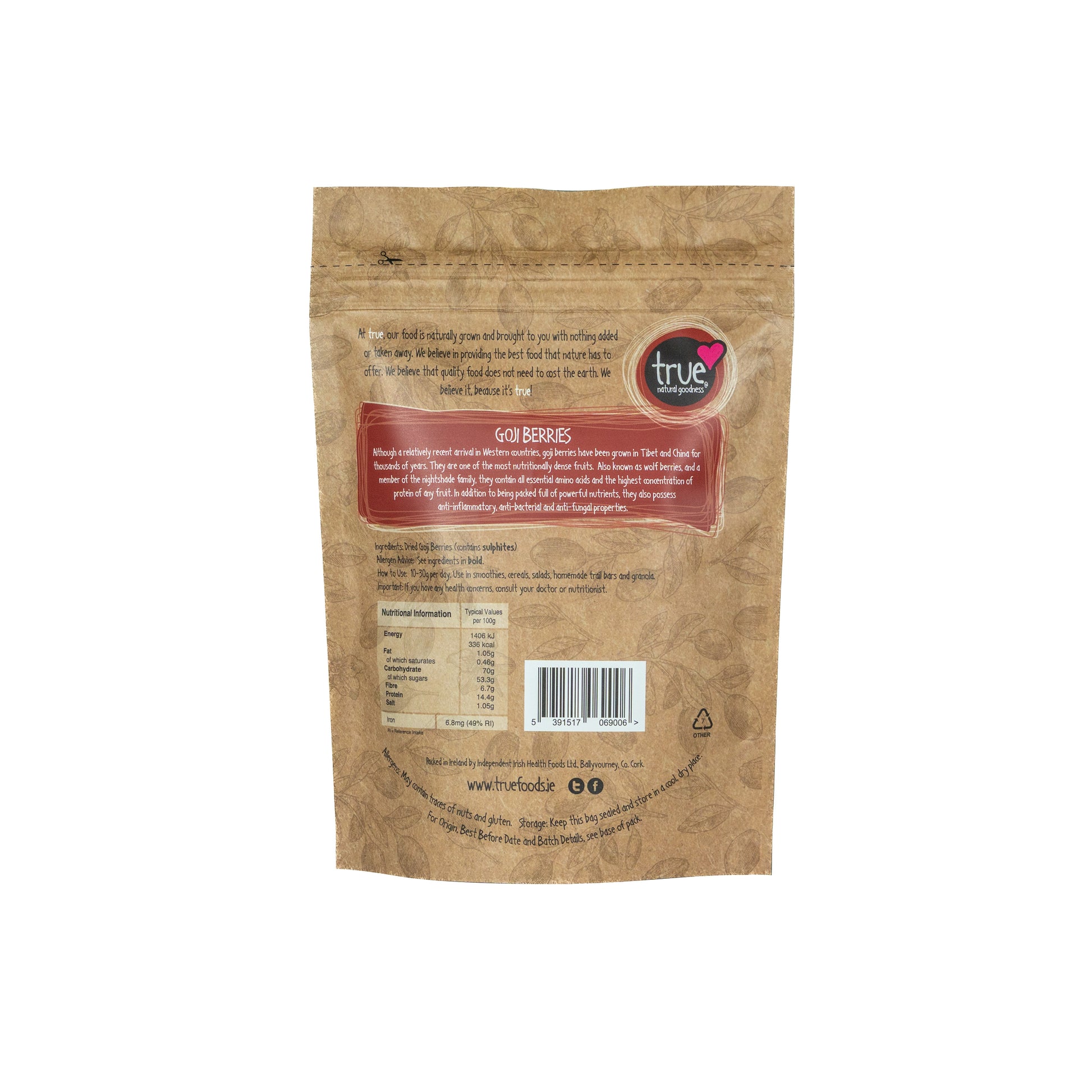 Goji Berries 36781B Sgl-250g / 7.79 / 1x250g